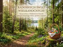 Wielkanoc w sercu mazurskiej kniei – życzenia od leśników z Giżycka